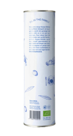 GKAZAS Griekse BIO Extra Vergin Olijfolie uit Kreta Blik + Schenktuit 1 Liter