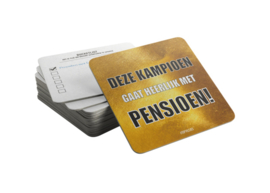 Bierviltjes Pensioen (10 stuks)