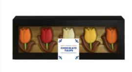 Blister Tulpen gekleurd Melk Chocolade (2x5 stuks)