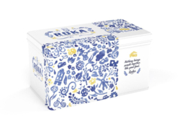 Roka - Crispies Gouda Cheese 2x 70 gram in Delftblauw Blik