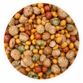 Oranje (Voet) Ballenmix 200 gram in Cup