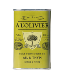 A L'olivier Olijfolie Extra Vergine Knoflook & Thijm
