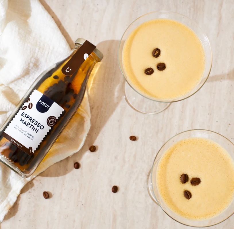 *Pineut Espresso martini cocktail