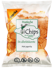 Hoeksche Chips Paprika DOOS 10 zakken