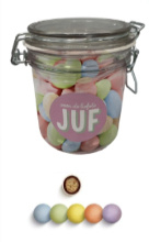 Vintage Jar Choco Crisp Liefste Juf