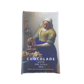 Van der Burgh Melkchocolade 34% Melkmeisje