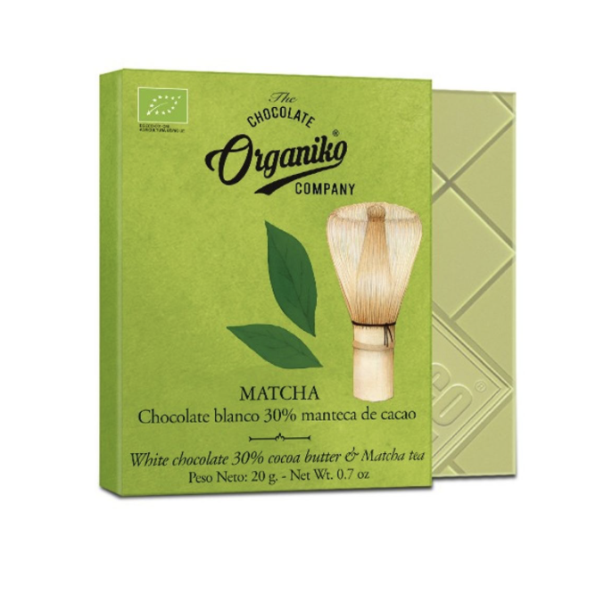 MINI Reepje Organiko Witte chocolade Matcha Thee Bio