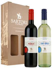 Sartori GV 2 flessen Pinot Grigio-Merlot