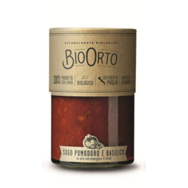 Bioorto Tomatensaus met Basilicum