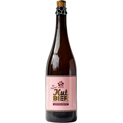 Boegbeeld Kut Bier in grote Fles 0,75 cl.