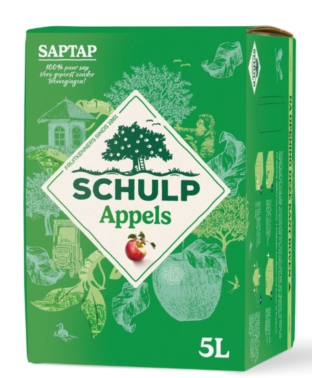 *Schulp  Saptap Appel 5 liter