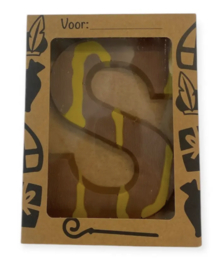 *Sint Chocolade Letter S Pistache Melk 150 gram