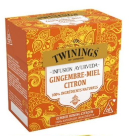 Twinings Thee Ayurveda Gember Honing Citroen