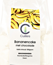 *Custers Bananencake met Chocolade 500 gram