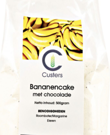 Custers Bananencake met Chocolade 500 gram