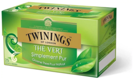 Twinings Thee Simply Puur Green 25 stuks (groen)