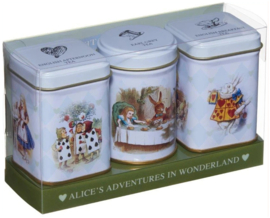 New English Tea Mini Alice in Wonderland 3 x 25 gram in blik