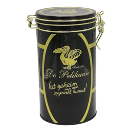 De Pelikaan Bewaarblik Zwart (Leeg)