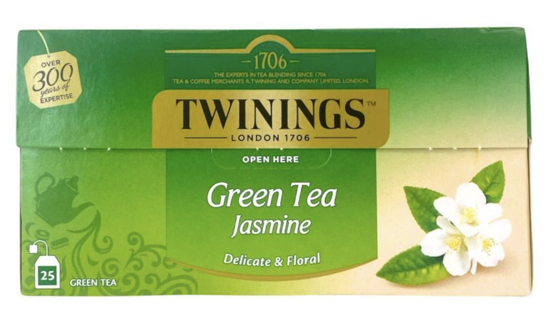 Twinings Thee Green Jasmine 25 st. (groen)