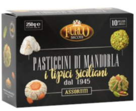 Amandelkoekjes Pasticcini di Mandorla assortito Astuccio