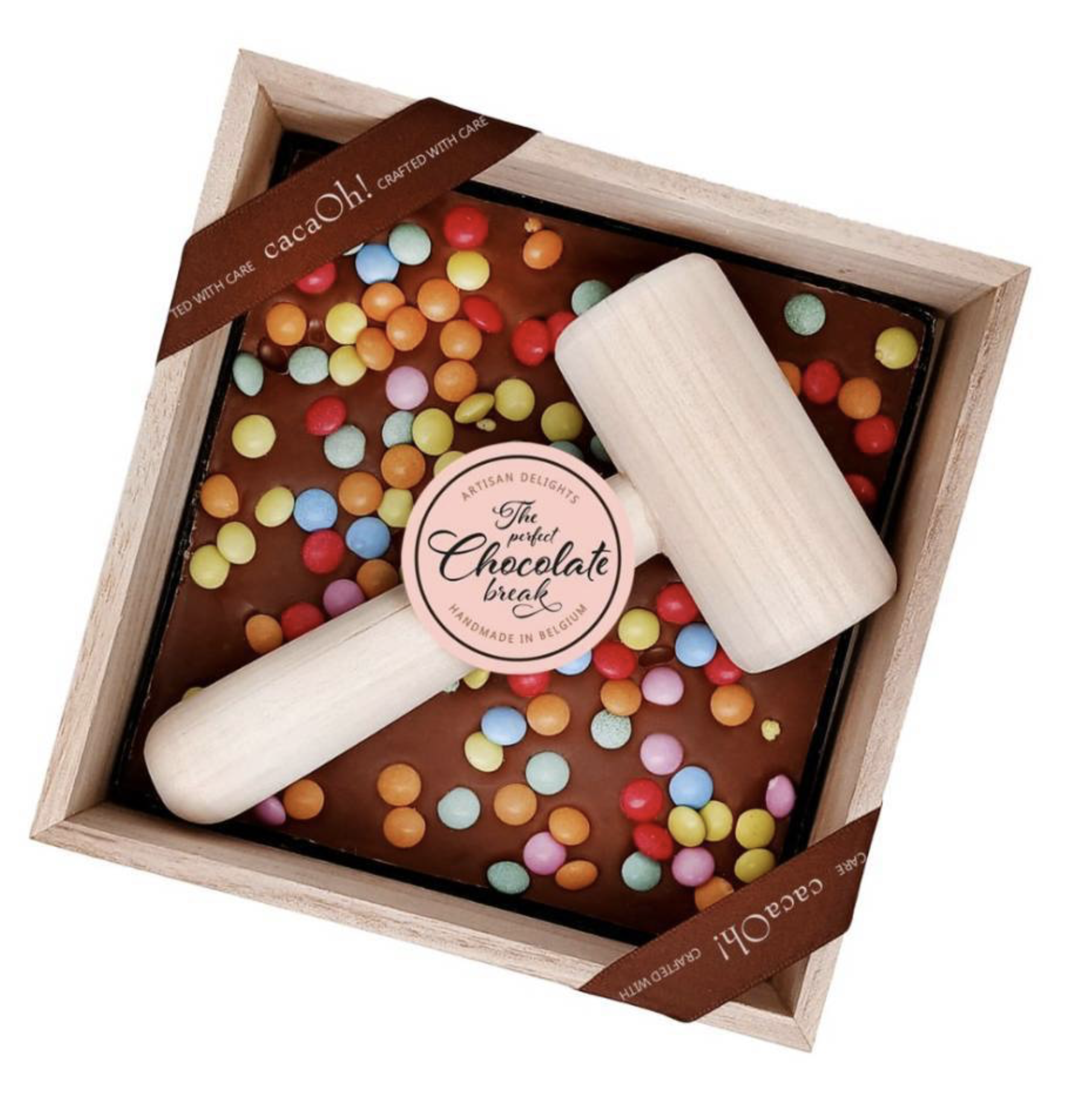 CacaOh! Kleinere  Hamerbox melk Smarties 160 gram