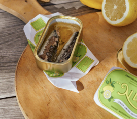 Nuri Sardines in Olijfolie Limited Edition met Citroen