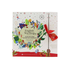 English Tea Shop Advent Kalender Boek Style White BIO (25 zakjes)