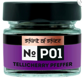 Spirit of Spice TelliCherry Urwaldpfeffer (Echt de beste peper voor in de keuken en voor op tafel! )