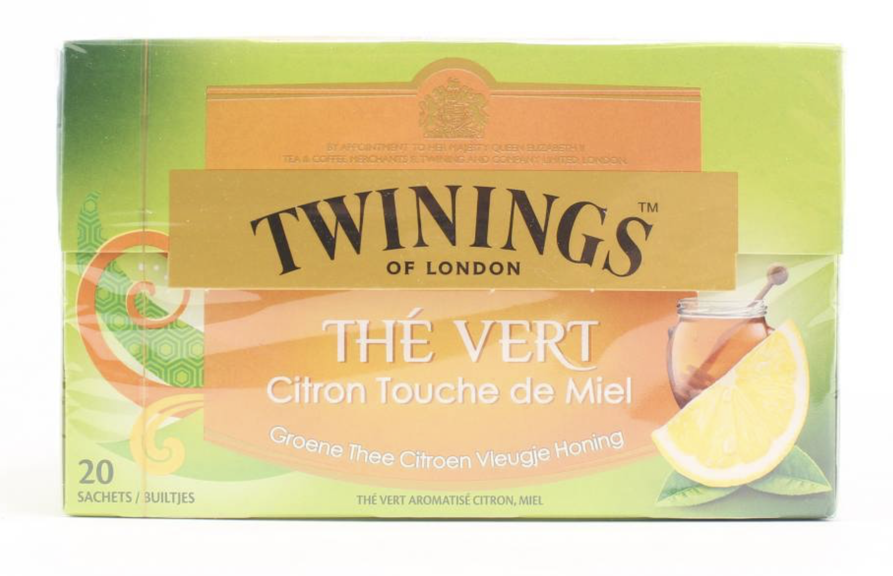 Twinings Thee Citroen & Honing 20 st. (groen)