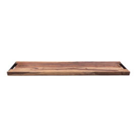 Pure Rose Wood Grote 85 cm. Serveerplank 2 metalen handvatten