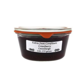 Woerkom's extra Jam-Confiture Cranberry 270 gram