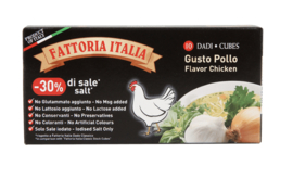 Fattoria Italia Dado Pollo Bouillonblokjes met Kip (zonder gluten en minder zout)
