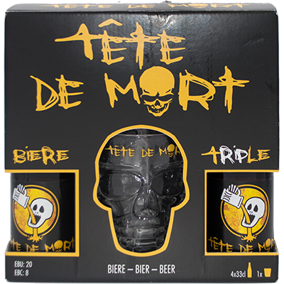 Brasserie de Boco Tête de Mort Tripel Cadeau-Set  (Niet online)