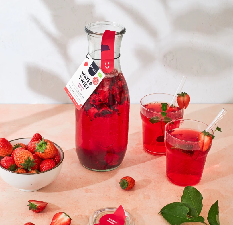 Pineut Tafelwater Watertwist Aardbei Hibiscus