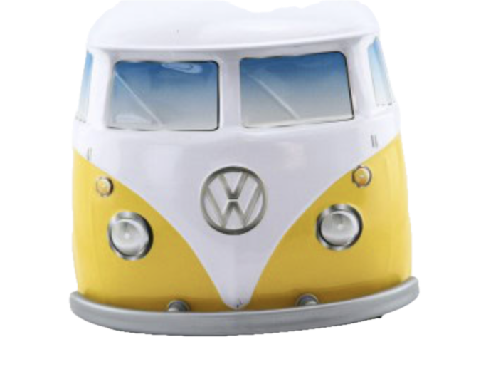 Volkswagen Combi Geel BUS (vul zelf met 6 stuks Cannoli)