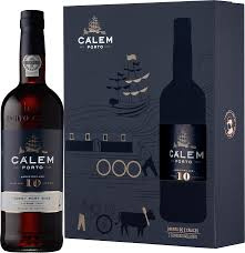 ​De Calem Porto 10 Years Old Geschenk + 2 Glazen (Rood, Portugal)