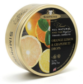 Simpkins Orange Lemon & Grapefruit Drops