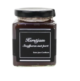 Van Woerkom Kerstjam Black Label Stoofpeer met Port