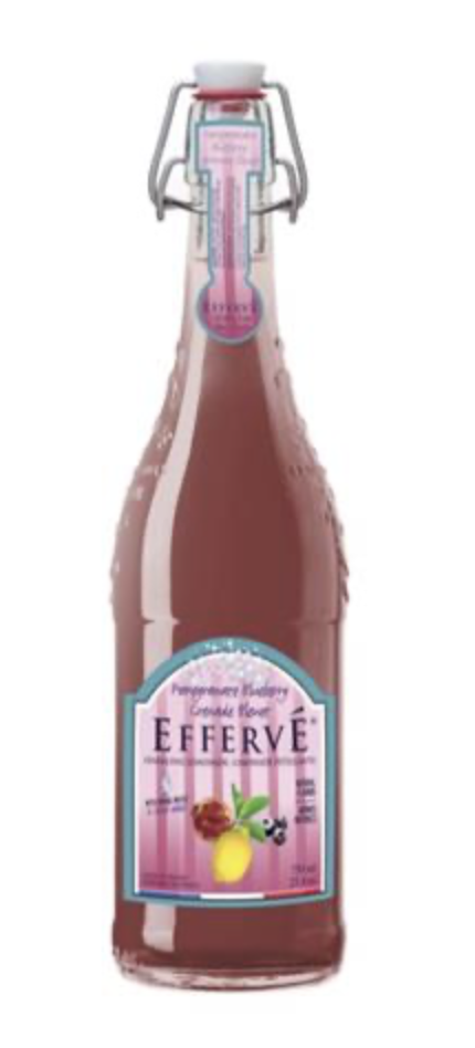 Effervé Sparkling Lemonade Pomegranate Blueberry 750 ml.