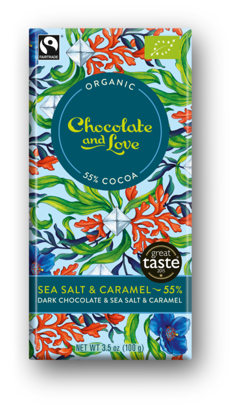 BIO Chocolate and Love Sea Salt Caramel 55%