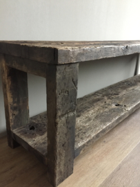 Eiken wagondelen tv meubel -Milou- op maat gemaakt