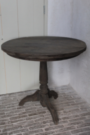 Oud houten wijntafel 81,5 cm