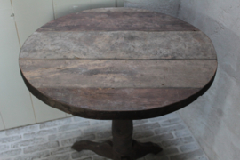 Oud houten wijntafel 70 cm