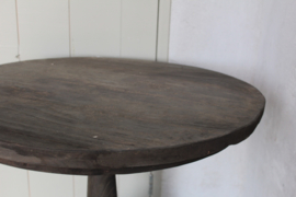 Oud houten wijntafel 81,5 cm