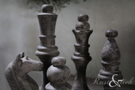Ornamenten schaakspel, set 5 stuks