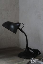 Zwarte tafel lamp