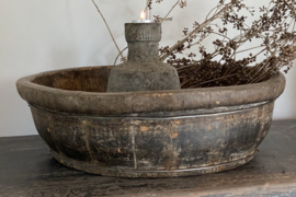 Oud houten olijfbak 49,5 cm