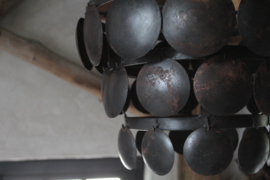 Hanglamp schijfjes zwart 40 cm