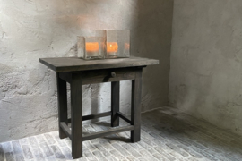 Tafeltje/sidetable met lade, nachtkastje