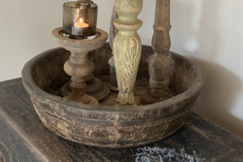 Oud houten olijfbak 50,5 cm